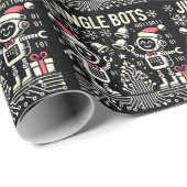 Jingle Bots Festive Holiday Roboter mit Weihnachts Geschenkpapier (Rolleneckpunkt)