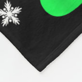 Jingle Byllers Weihnachts-Fußball-Elf  Fleecedecke (Ecke)