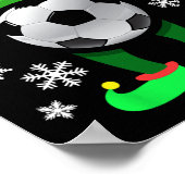 Jingle Byllers Weihnachts-Fußball-Elf  Poster (Ecke)