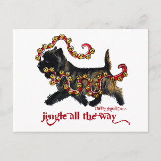 Jingle Cairn Christmas Feiertagspostkarte