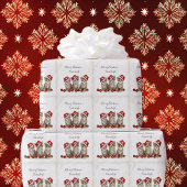 Jingle Cats Meowy Christmas Personalisiert Geschenkpapier