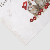 Jingle Cats Meowy Christmas Personalisiert Seidenpapier (Ausschnitt)