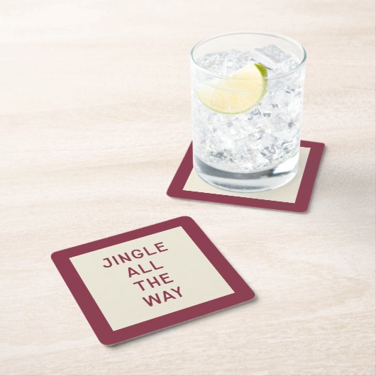 Jingle | Christmas Carol Untersetzer (Vor Ort)