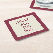 Jingle | Christmas Carol Untersetzer (angewinkelt)