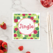 Jingle Christmas Napkins Serviette (Beispiel)