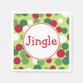 Jingle Christmas Napkins Serviette (Vorderseite)
