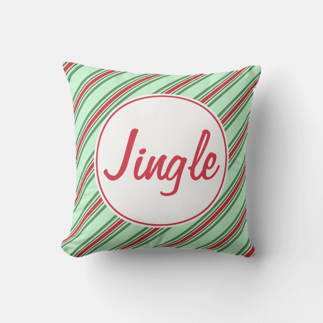 Jingle Christmas Pillow Kissen (Vorderseite)
