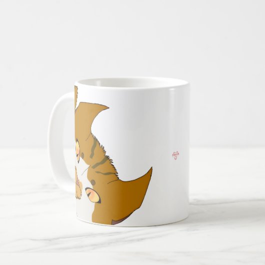 Jingle Claws Cat & Tree Holiday Mug Kaffeetasse (Vorderseite Links)