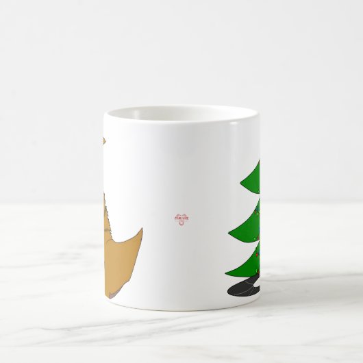 Jingle Claws Cat & Tree Holiday Mug Kaffeetasse (Mittel)