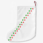 Jingle Claws Custom Holiday Stocking Kleiner Weihnachtsstrumpf (Rückseite)