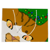 Jingle Claws Holiday-Geschenktüte Große Geschenktüte (Rückseite)