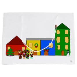 Jingle Claws Holiday Gift Bag Große Geschenktüte