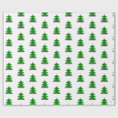 Jingle Claws Holiday Tree Wrapping Paper Geschenkpapier (Flach)