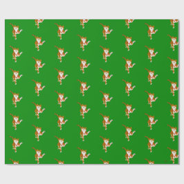 Jingle Claws Katzen-Feiertags-Geschenkpapier Geschenkpapier