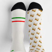 Jingle Claws Peeking Cat Holiday Socks Socken (Oben)