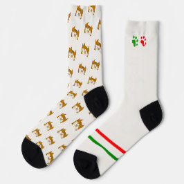 Jingle Claws Peeking Cat Weihnachtssocken Socken