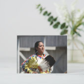 Jingle Dancer Postkarte (Stehend Vorderseite)