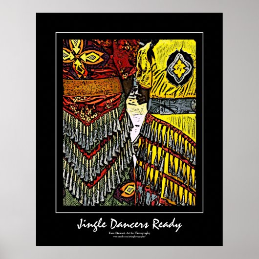 Jingle Dancers Ready Black Border Poster (Vorne)