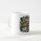 JINGLE DEN GANZEN WEG KAFFEETASSE (Vorderseite Links)