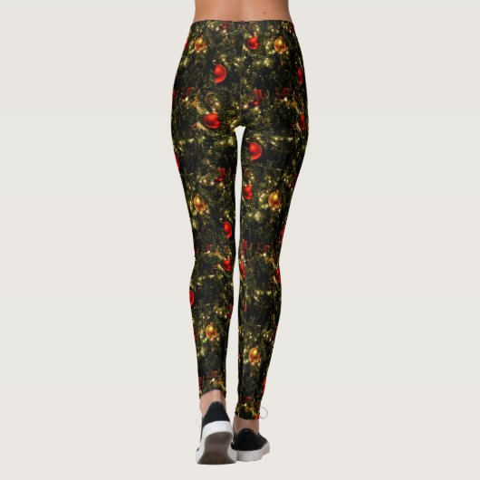 Jingle Den ganzen Weg Weihnachtsschmuck Leggings (Rückseite)