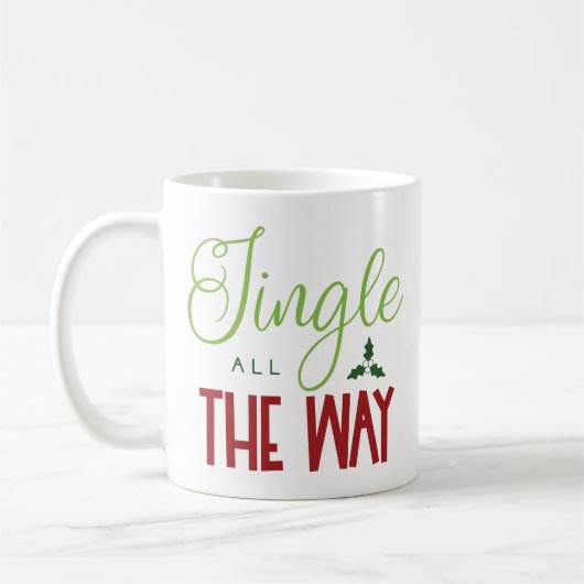 Jingle Der Feiertag Kaffeetasse (Links)