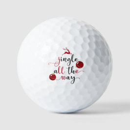Jingle Der ganze Weg zum Weihnachtsfeiertag Golfball