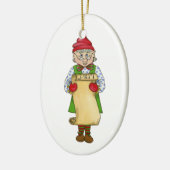 Jingle Elves "Alfred" Keramikornament (Links)