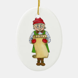 Jingle Elves "Alfred" Keramikornament