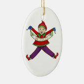 Jingle Elves "Jolly" Keramikornament (Rechts)
