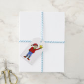 Jingle Elves (McNaughty) Geschenkanhänger (Mit Garn)