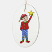 Jingle Elves "McNaughty" Keramik Ornament (Links)