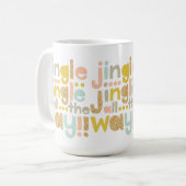 Jingle | farbenfroh, trendy, typografisch kaffeetasse (Vorderseite Links)