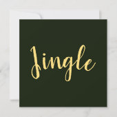 JINGLE Festivals Drehbuch Rich Forest Green Hinter (Vorderseite)