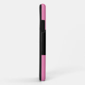 JINGLE Festive Sporty Elegante Schwarz Rosa Streif Case-Mate iPhone Hülle (Hinten/Rechts)