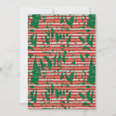 Jingle & Flamingle Christmas Party Einladung (Rückseite)