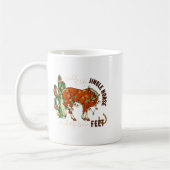 Jingle Funny Horse Ck Up Your Feet Cactus Western, Kaffeetasse (Links)
