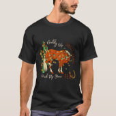 Jingle Funny Horse Ck Up Your Feet Cactus Western, T-Shirt (Vorderseite)