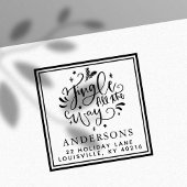 Jingle ganz The way Christmas Address Permastempel