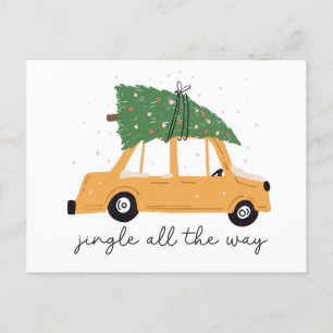 Jingle ganz The way Christmas Feiertagspostkarte