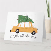 Jingle ganz The way Christmas Karte (Vorderseite)