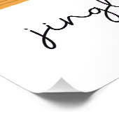 Jingle ganz The way Christmas Poster (Ecke)