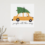 Jingle ganz The way Christmas Poster (Küche)