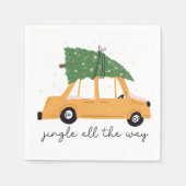 Jingle ganz The way Christmas Serviette (Vorderseite)