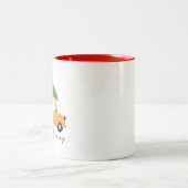 Jingle ganz The way Christmas Zweifarbige Tasse (Mittel)