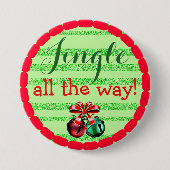 Jingle ganz Way Christmas Button (Vorderseite)