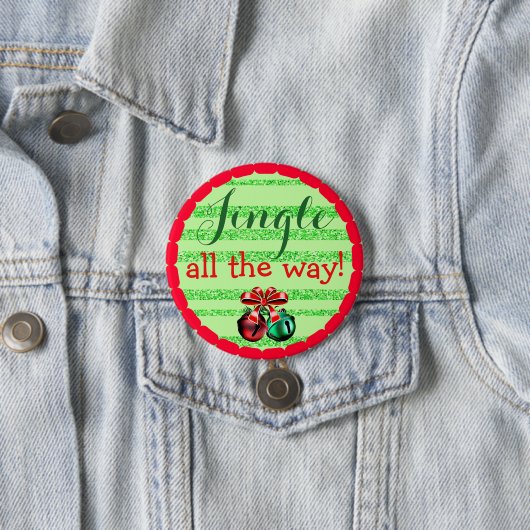 Jingle ganz Way Christmas Button (Beispiel)