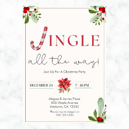Jingle ganz way Invite | Party Einladung