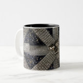 **JINGLE GANZE LEISTUNG** CHRISTMAS-TASSE ZWEIFARBIGE TASSE (Vorderseite Links)
