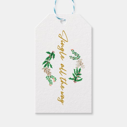 Jingle Geschenkanhänger (Vorderseite)