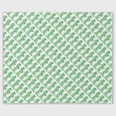 Jingle Green Geschenkpapier (Flach)